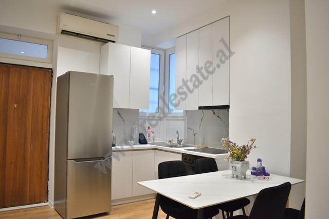 Studio apartment for rent in Rruga Myrteza Topi near Rruga e Barrikadave, in Tirana, Albania.
The a